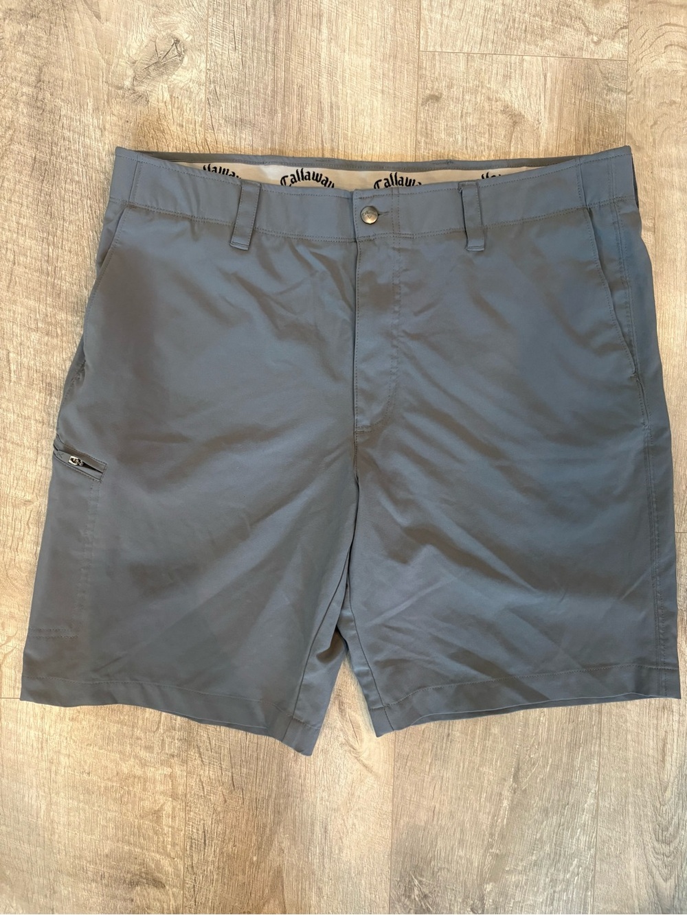 Callaway Men's Slate Gray Athletic Golf Shorts